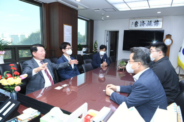 백경현 구리시장,김영국 대광위 광역교통국장 면담에서 구리시 광역교통개선 필요성 강조