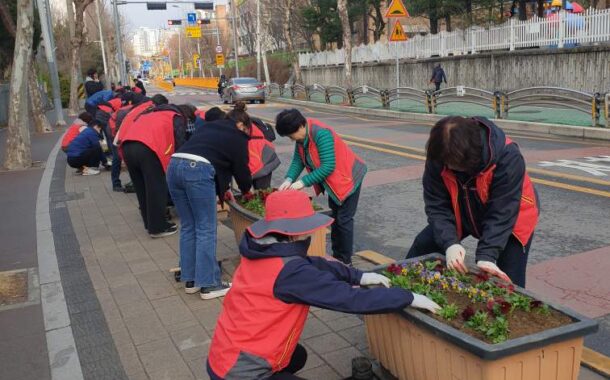 구리시 수택3동, 주민과 함께하는 봄꽃 가득한 마을만들기 추진