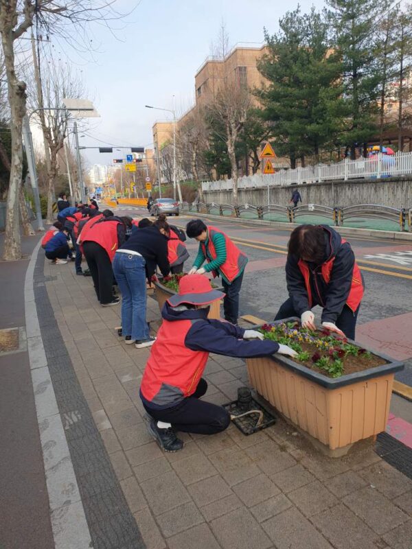 구리시 수택3동, 주민과 함께하는 봄꽃 가득한 마을만들기 추진
