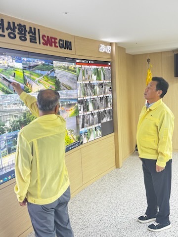 신동화 구리시장, 호우 대비 긴급 사전 점검해