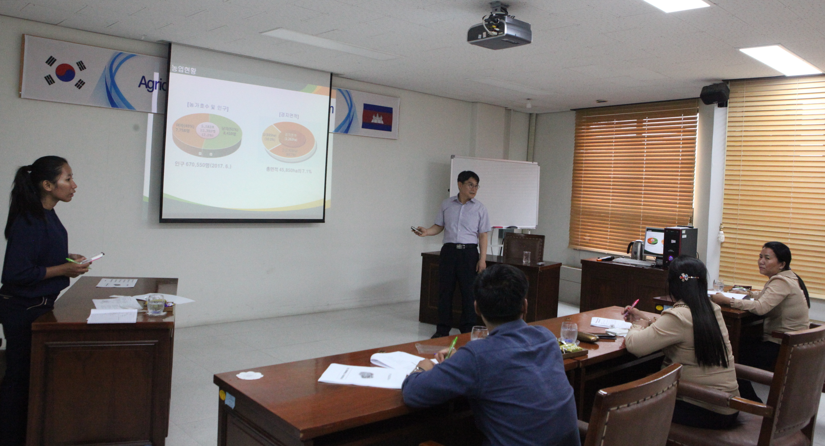 남양주시 초청 캄보디아 캄퐁참주 공무원 채소분야 농업연수 실시