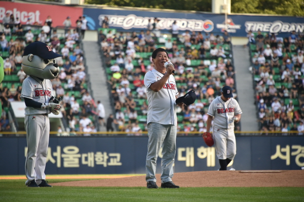 이석우 남양주시장 26일 프로야구 두산·LG전 시구