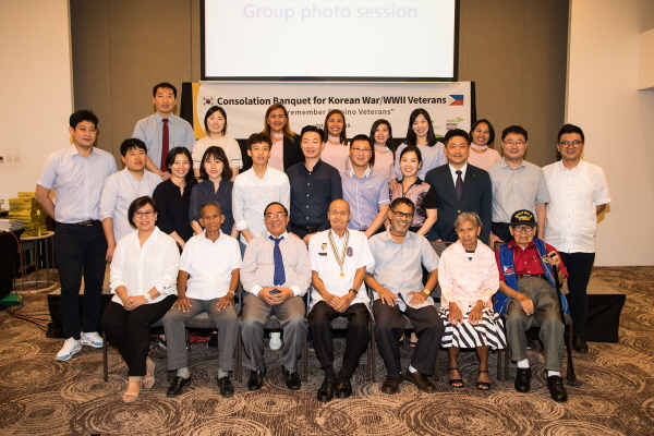 LIG넥스원, 필리핀에서 한국전 참전용사 초청행사 개최