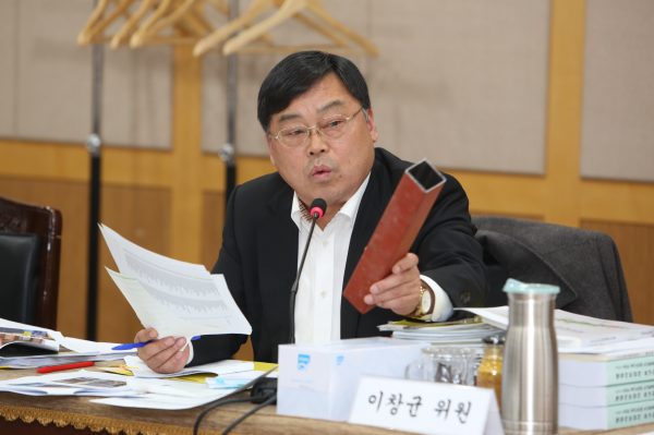 이창균의원, 도 보건환경연구원 신축건물 공사현장 부실시공질타