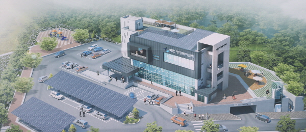 가평군, 북면 행정복지센터 신축 95% 공정률