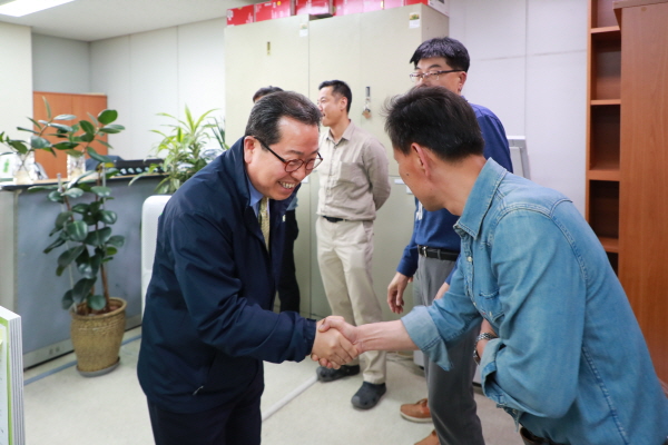 남양주시장! 생태하천과 방문