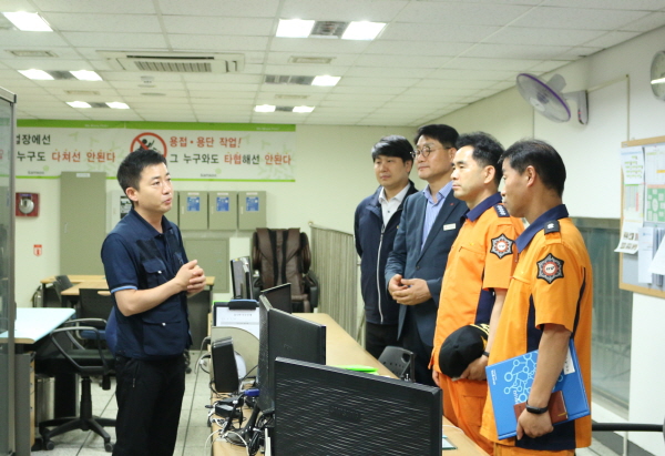 구리소방서, 롯데아울렛 구리점 방문해 현지지도