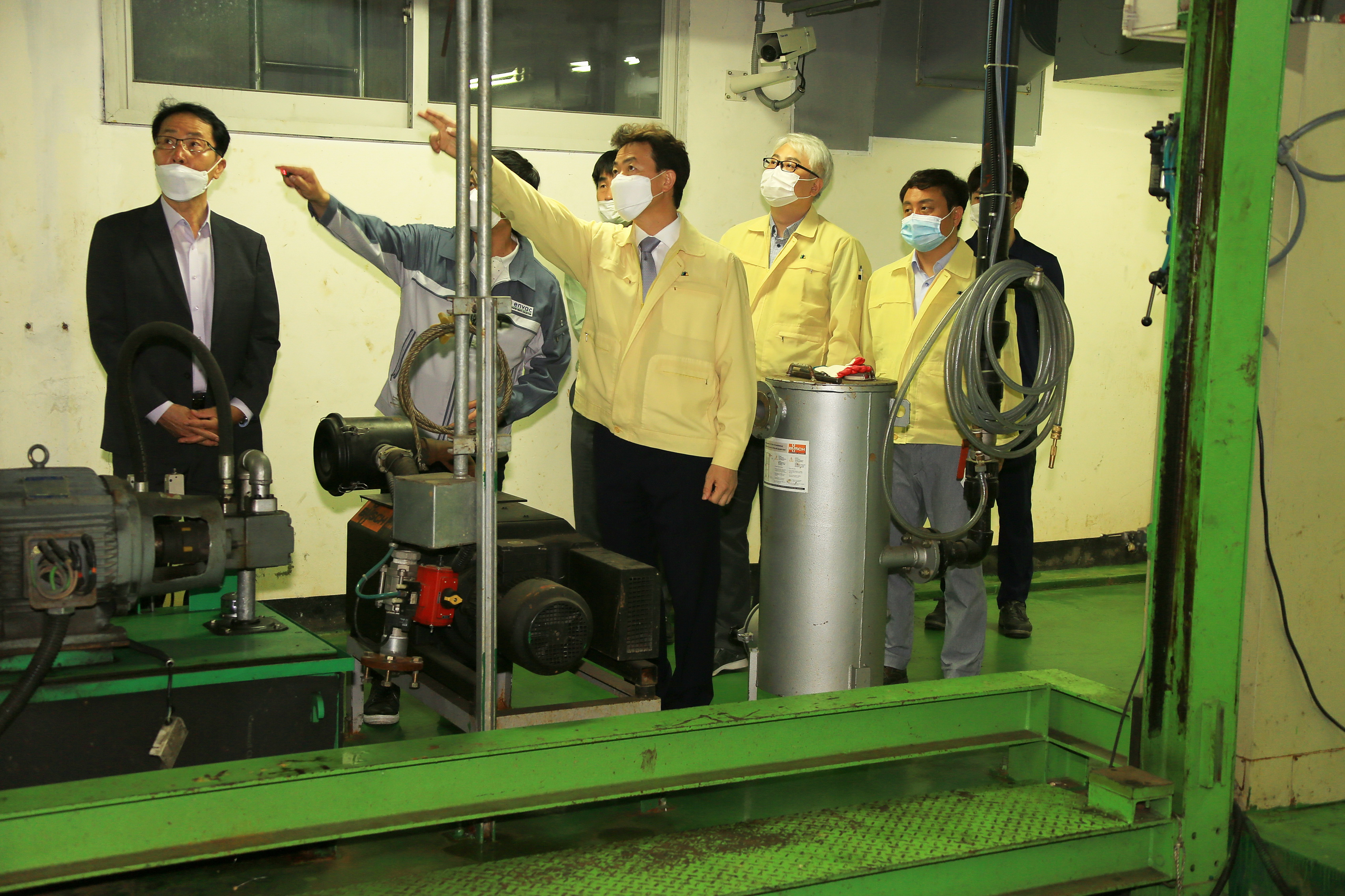 김종천 과천시장, 관내 아파트 단지 음식물 쓰레기 집하시설 현장 점검