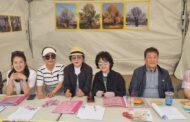 1200년 은행나무 천연기념물지정 추진위, 유채꽃 축제 참여 시민 대상 서명운동 벌여