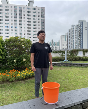 김석진 자유총연맹 구리시지회장 ‘아이스버킷 챌린지 동참’