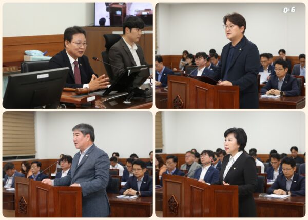 남양주시의회 도시교통위원회, 제314회 임시회 의원발의 조례안 심사