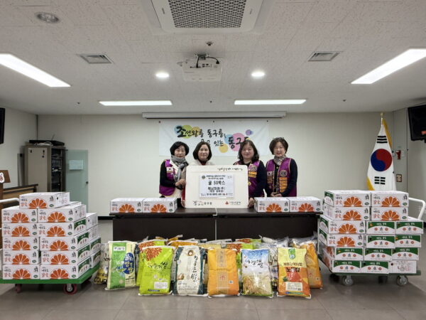 해남청과(주), 구리시 동구동 취약계층에 귤 50박스 전달