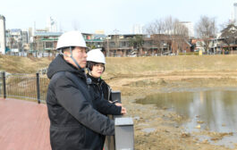구리시 이문안호수공원 현장 점검