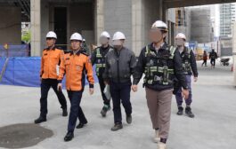 구리소방서, 봄철 건설현장 화재예방 위해 현장안전지도 실시