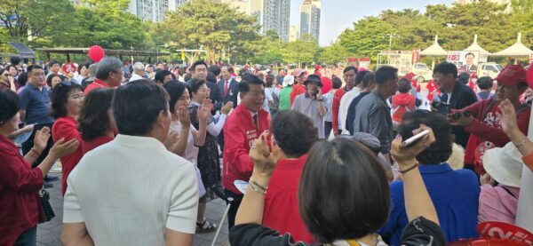 백경현구리시장 후보, 선거후 감사 인사