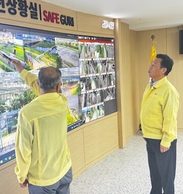 신동화 구리시장, 호우 대비 긴급 사전 점검해